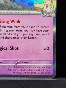 Pokemon TCG Journey Together Lillie's Ribombee SVP 183 Promo Prerelease NM - Image 5