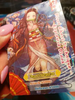 Mugen Train Waifu Card TCG | Nezuko Kamado- Demon Slayer | R | - Image 2