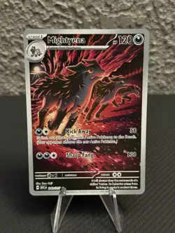 Mightyena 243/217 Ascended Heroes Illustration Rare Pokemon TCG NM - Image 1