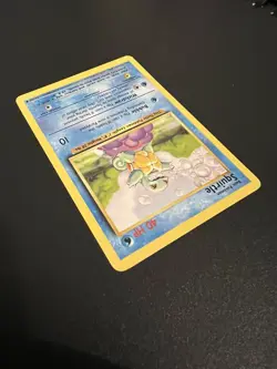 Squirtle 63/102 Base Set Unlimited 1999 Pokemon Card Common NM - Image 4