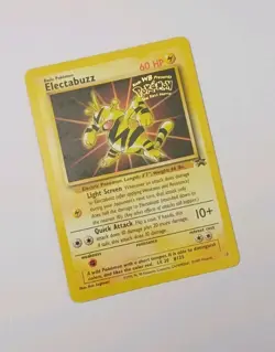 Pokemon TCG Electabuzz Black Star Promo 2 Promo WOTC 1999 the Movie Vintage - Image 1