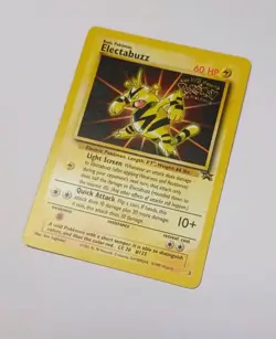 Pokemon TCG Electabuzz Black Star Promo 2 Promo WOTC 1999 the Movie Vintage - Image 2