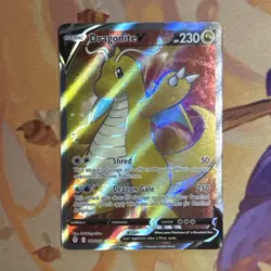 Pokemon Dragonite V Ultra Rare Full Art Holo SWSH07 Evolving Skies 191/203 - Image 1