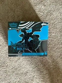 Pokemon Black Bolt ETB Elite Trainer Box Sealed Mint - Image 1