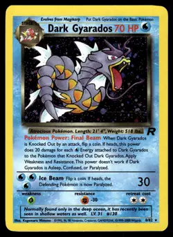Dark Gyarados (Prerelease) 08/82 Holo Promo WoTC Promo Pokemon Moderately Played - Image 1