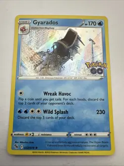 Gyarados : Rare-Holo : Pokemon GO : Pokemon Trading Card Game - 022/078 - Image 1