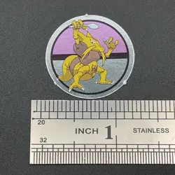 Kadabra Pokemon Paper Ginpika Medal Card Nintendo Japanese Rare TCG S206-39 - Image 2