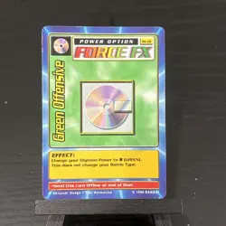 Digi-Battle Card Game Green Offensive St-51 NM Fresh Pull - Image 1