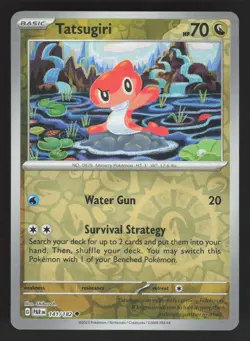 Tatsugiri 141/182 Reverse Holo Pokemon TCG SV04: Paradox Rift NM - Image 1