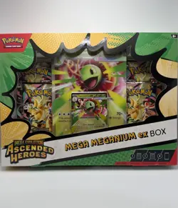 Pokemon -NEW- Ascended Heros Mega Meganium Ex Box Factory Sealed 🔥 - Image 1