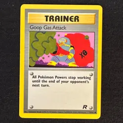 Goop Gas Attack 78/82 Common Team Rocket Pokemon Unlimited Lightly Played - Image 1