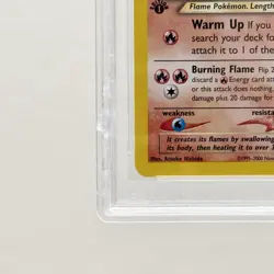 2002 Light Flareon 46/105 Neo Destiny 1st Edition Uncommon DAMAGED SLAB PSA 9 - Image 3