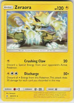 ZERAORA 60/214 UNBROKEN BONDS POKEMON RARE NM/M - Image 1