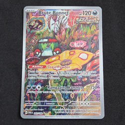 Pokemon Brute Bonnet SV04 Paradox Rift Holo Rare 123/182 English Basic HP 120 - Image 1