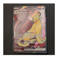 Pokemon Team Rocket's Persian ex Sv10 Destined Rivals Ultra Rare Holo 219/182 H… - Image 1