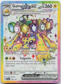 Galvantula ex 159/142 Stellar Crown Pokemon - Image 1