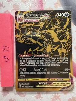 Pokemon TCG Eternatus VMAX SV122/SV122 Full Art Rare Holo NM - Image 1