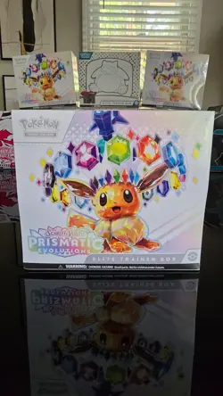 Pokemon TCG Prismatic Evolutions Elite Trainer Box ETB - Factory Sealed - Image 1