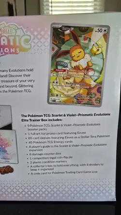 Pokemon TCG Prismatic Evolutions Elite Trainer Box ETB - Factory Sealed - Image 3