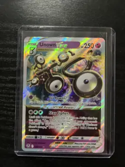 Unown VSTAR 066/195 2022 Pokemon Sword and Shield Silver Tempest - Image 1