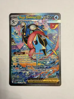 Pokemon TCG Mega Evolutions Chaos Rising Mega Greninja Ex SIR NM - Image 1