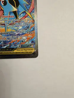 Pokemon TCG Mega Evolutions Chaos Rising Mega Greninja Ex SIR NM - Image 4