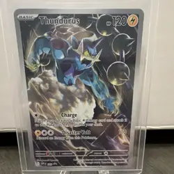 POKEMON TCG SV Scarlet & Violet Promo THUNDURUS #209 - Image 1