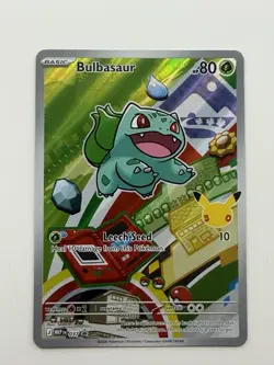 Bulbasaur 037 Holo Promo ME: Mega Evolution Promo Pokemon Near Mint - Image 1