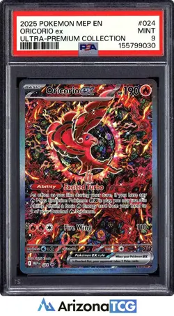 Pokemon 2025 Oricorio ex 024 Full Art Promo UPC PSA 9 - Image 1