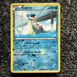 Pokemon TCG Lapras Next Destinies Reverse Holo Rare 25/99 NM/LP - Image 1