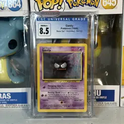 Pokemon TCG Gastly Base Set 50/102 Regular Unlimited Common CGC 8.5 - Image 1