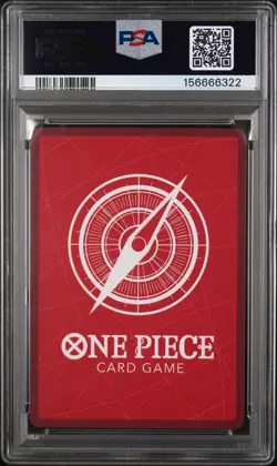 One Piece - ST21-EX Gear 5 Monkey.D.Luffy Red Leader Alt Art ST21-001 PSA 10 - Image 2