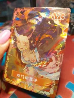 Flower Story Waifu Card TCG | Nezuko Kamado- Demon Slayer | SR | HYSNII-SR-28 - Image 2