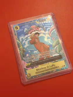 One Piece Monkey D Luffy OP07-109 SR Treasure Rare Alternative Art English - Image 2
