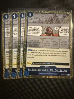 ONE PIECE TCG: Follow Me and I Will Guide You OP10-059 Rare x4 Royal Blood - Image 1