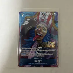 Buggy Release Event Winner P-084 One Piece Promo English Foil NM - Image 1