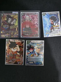 Dragon Ball Super Card Game Stamped Lot Of 5 - Image 1