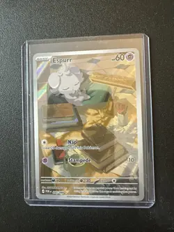 Pokemon Espurr 095/088 Holo Perfect Order Card W/ Top Loader - Image 1