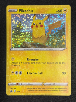 Pikachu 7/15 McDonald's 2022 Promo Holo Pokemon Card - Image 2