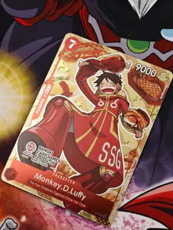One Piece Card Game P-080 Monkey.D.Luffy Card Fest 24-25 - Image 3
