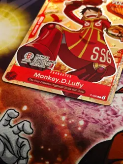 One Piece Card Game P-080 Monkey.D.Luffy Card Fest 24-25 - Image 5