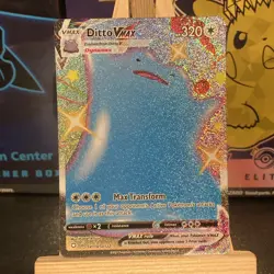 Pokemon Card Shiny Ditto VMAX SV119/ SV122 Full Art Holo Shining Fates NM TCG - Image 1