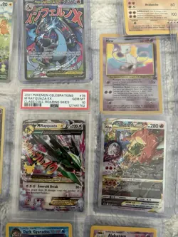 PSA 10 Rayquaza Celebrations + Charizard VSTAR + 29 Card Pokemon Hit Lot - Image 3