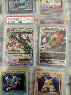 PSA 10 Rayquaza Celebrations + Charizard VSTAR + 29 Card Pokemon Hit Lot - Image 4