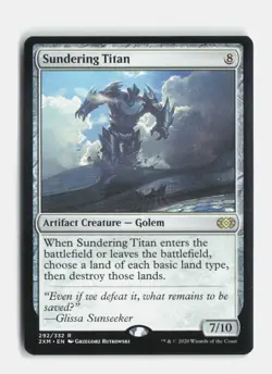 Sundering Titan 292 Double Masters MTG NM - Image 1