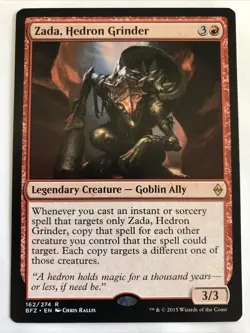 MTG Magic the Gathering Zada, Hedron Grinder (162/313) Battle for Zendikar LP - Image 1