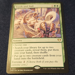 Magic: The Gathering Commander Masters Tooth and Nail Rare Green #0327 - Image 1