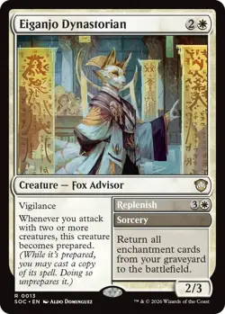 Eiganjo Dynastorian [SOC - 13]Commander: Secrets of Strixhaven - Image 1