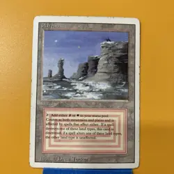 Plateau Revised Light Play LP MTG Magic The Gathering Rare - Image 1