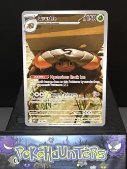 Pokemon Card Crustle 186/182 Illustration Rare Destined Rivals NM - Image 1